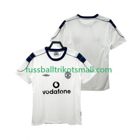 Fußballtrikots Manchester United 2000 2001 Retro Kurzarm Auswärts-trikot kaufen
